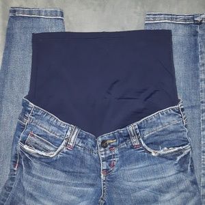 Pre-owned Thyme Maternity Pregnancy Jeans, XS